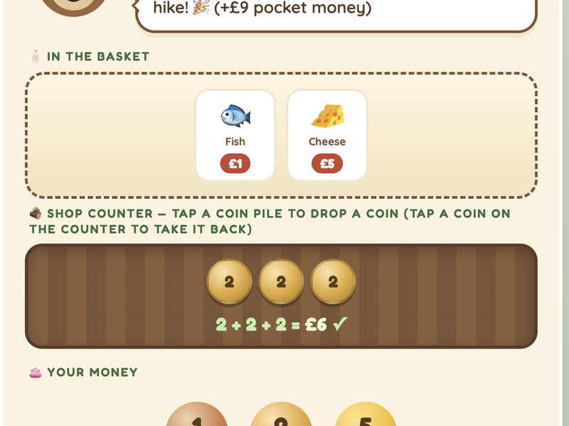 Baby Bear's Shop — screenshot