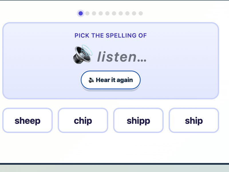 Spell Whiz — screenshot
